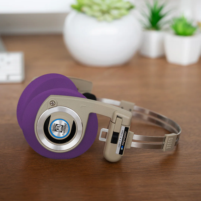 Koss 06 0085 Porta Pro Oversized Cushions - Mor (Aksesuar - Yedek Parça & Konfor) | Maksimum Konfor Katmanı, Ergonomik Yüzey Alanı, Renkli Bitiş | Ölçüler: 60 mm Çap